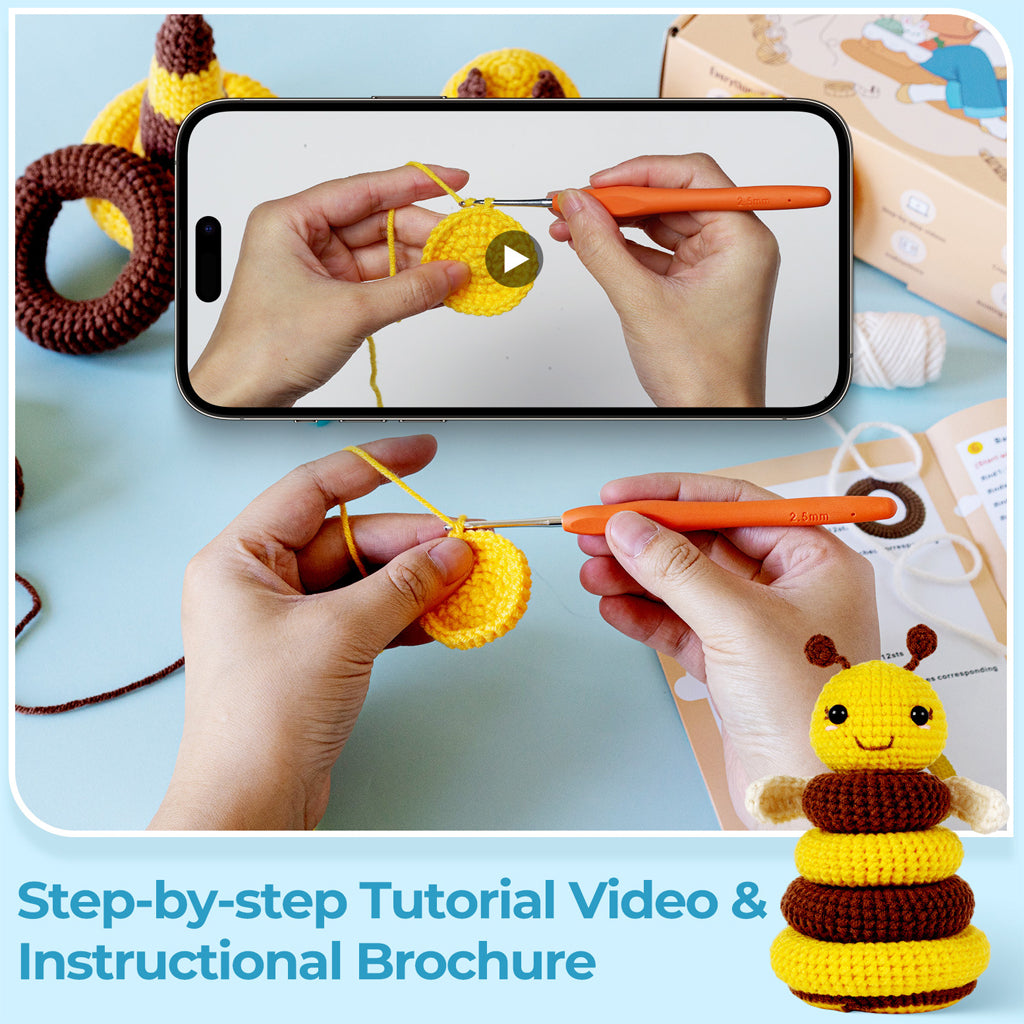 Bee Jenga Crochet Kit