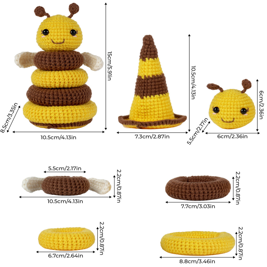 Bee Jenga Crochet Kit